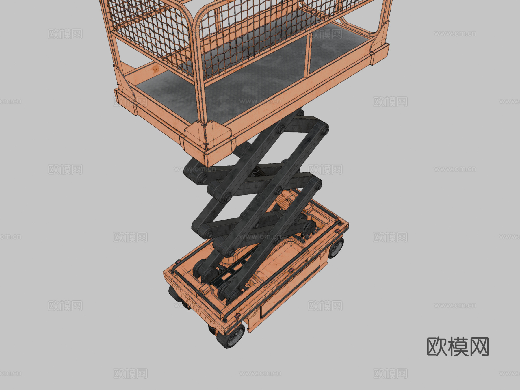 货物升降机3d模型