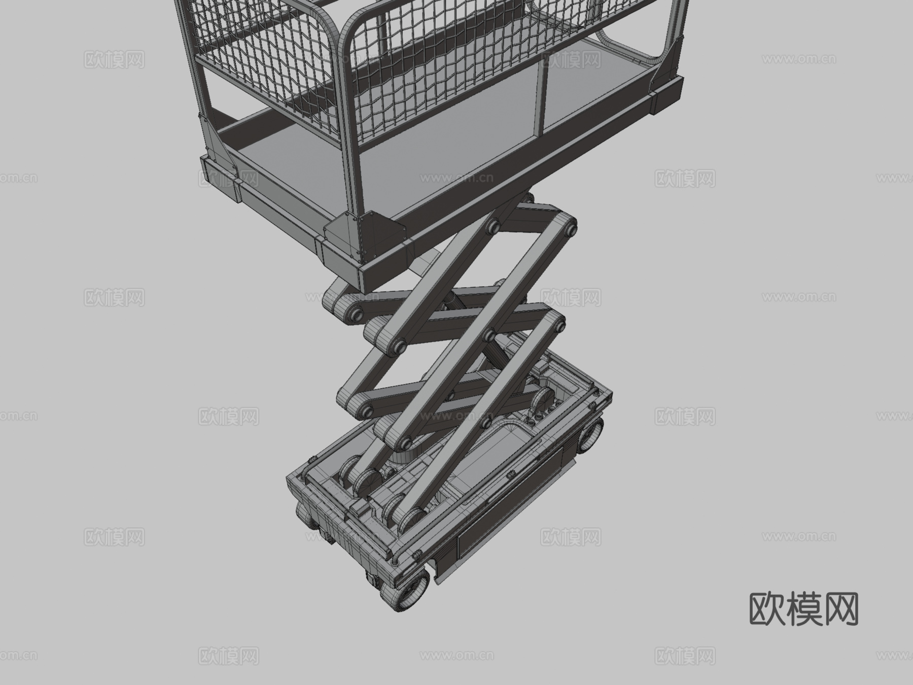 货物升降机3d模型