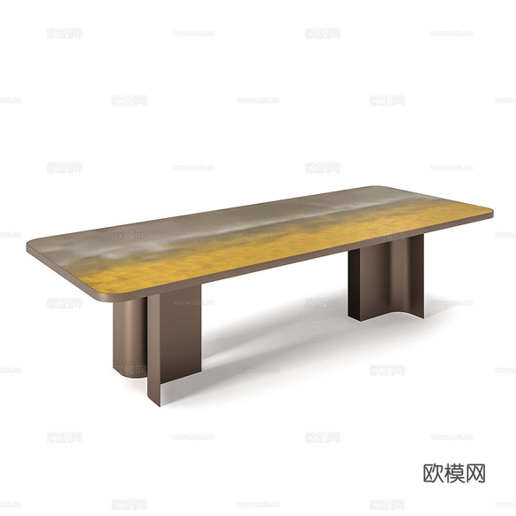 现代餐桌3d模型下载
