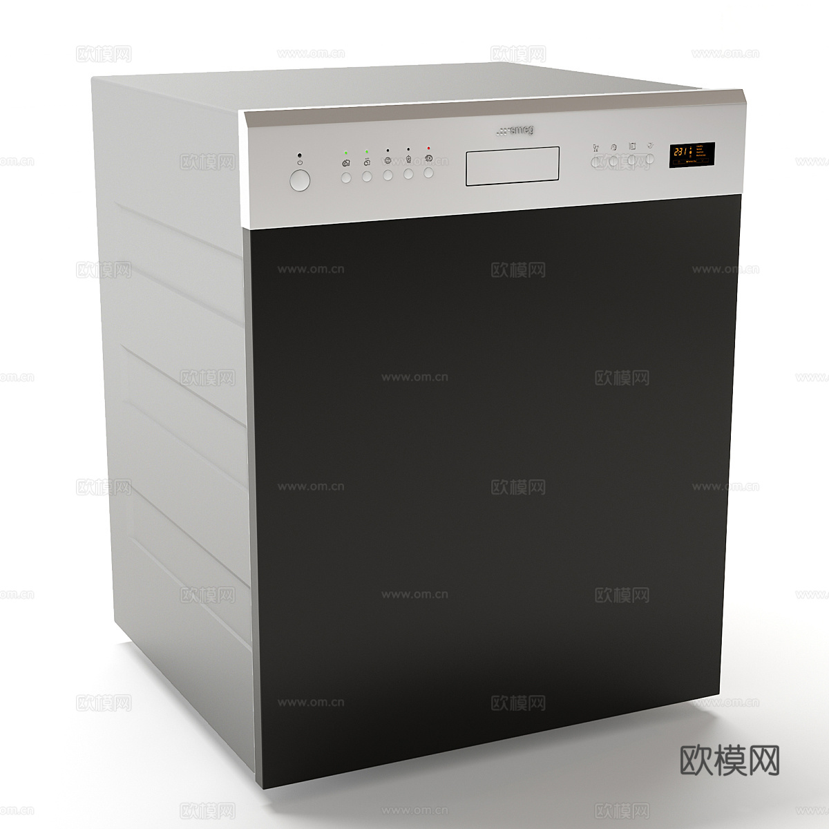 smeg 西门子洗碗机 烘干洗碗机3d模型