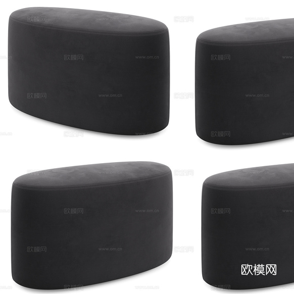 现代沙发凳 矮凳 凳子3d模型下载