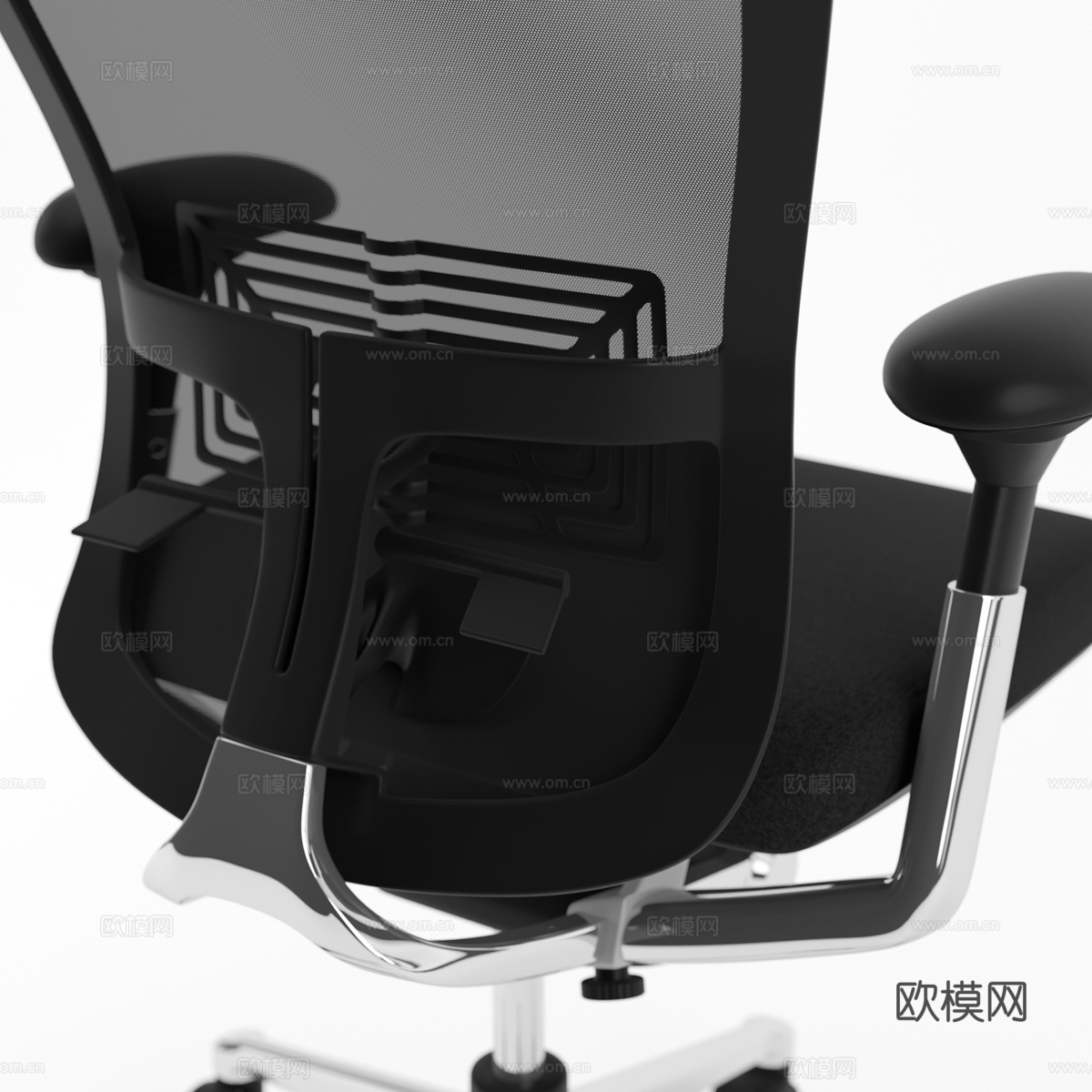 现代办公椅 人体工程学椅3d模型