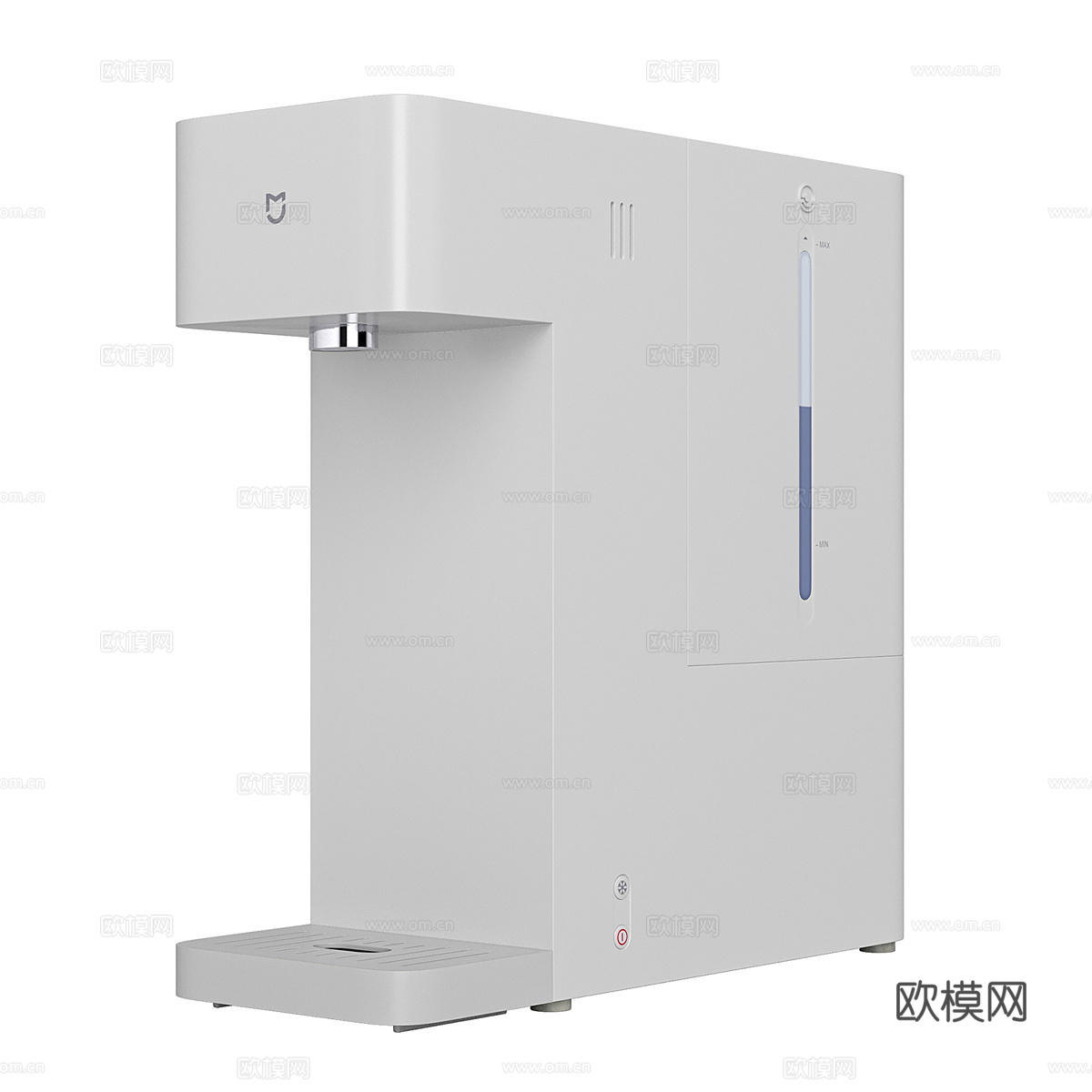 现代饮水机 净水器3d模型