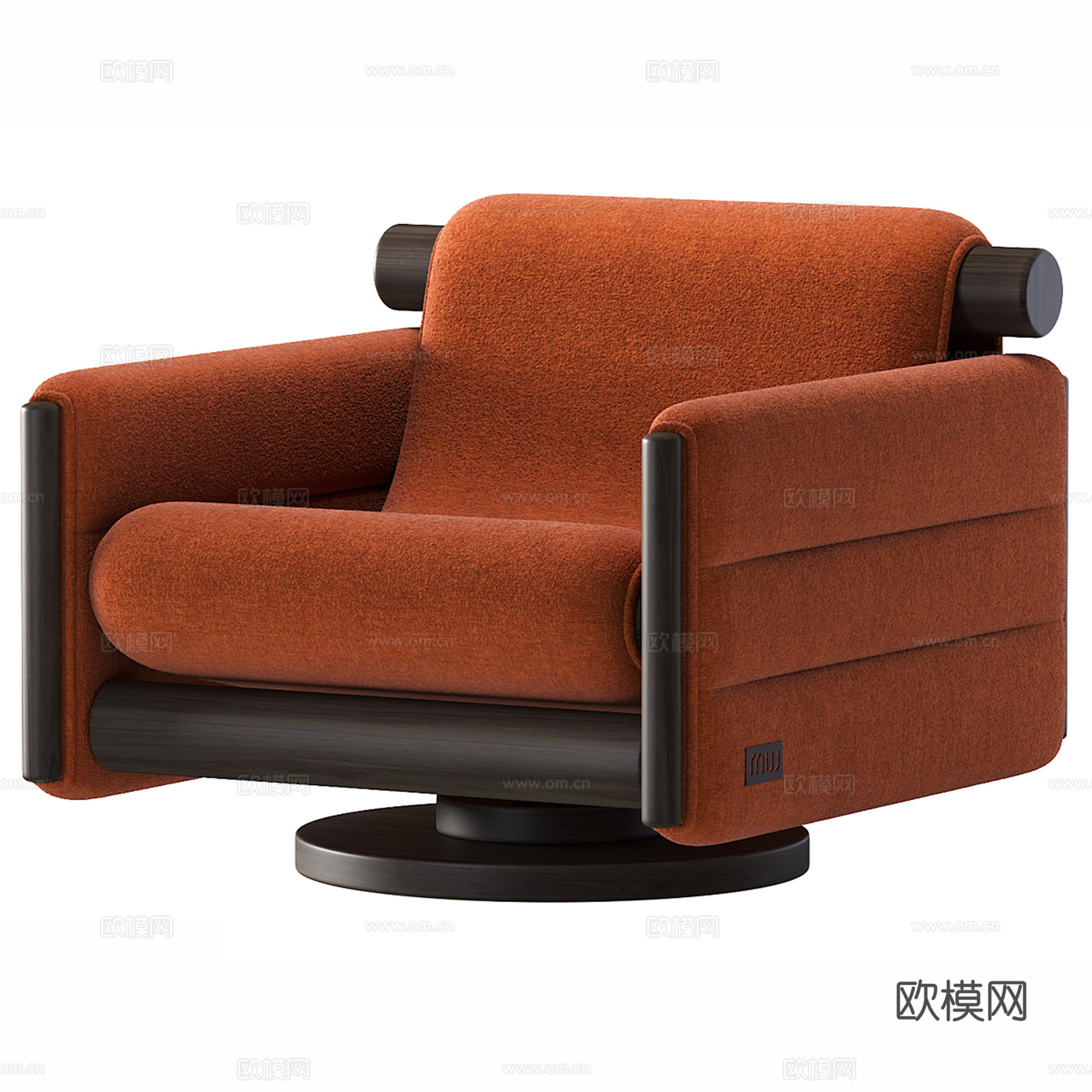现代休闲沙发su模型下载（渲染图2）
