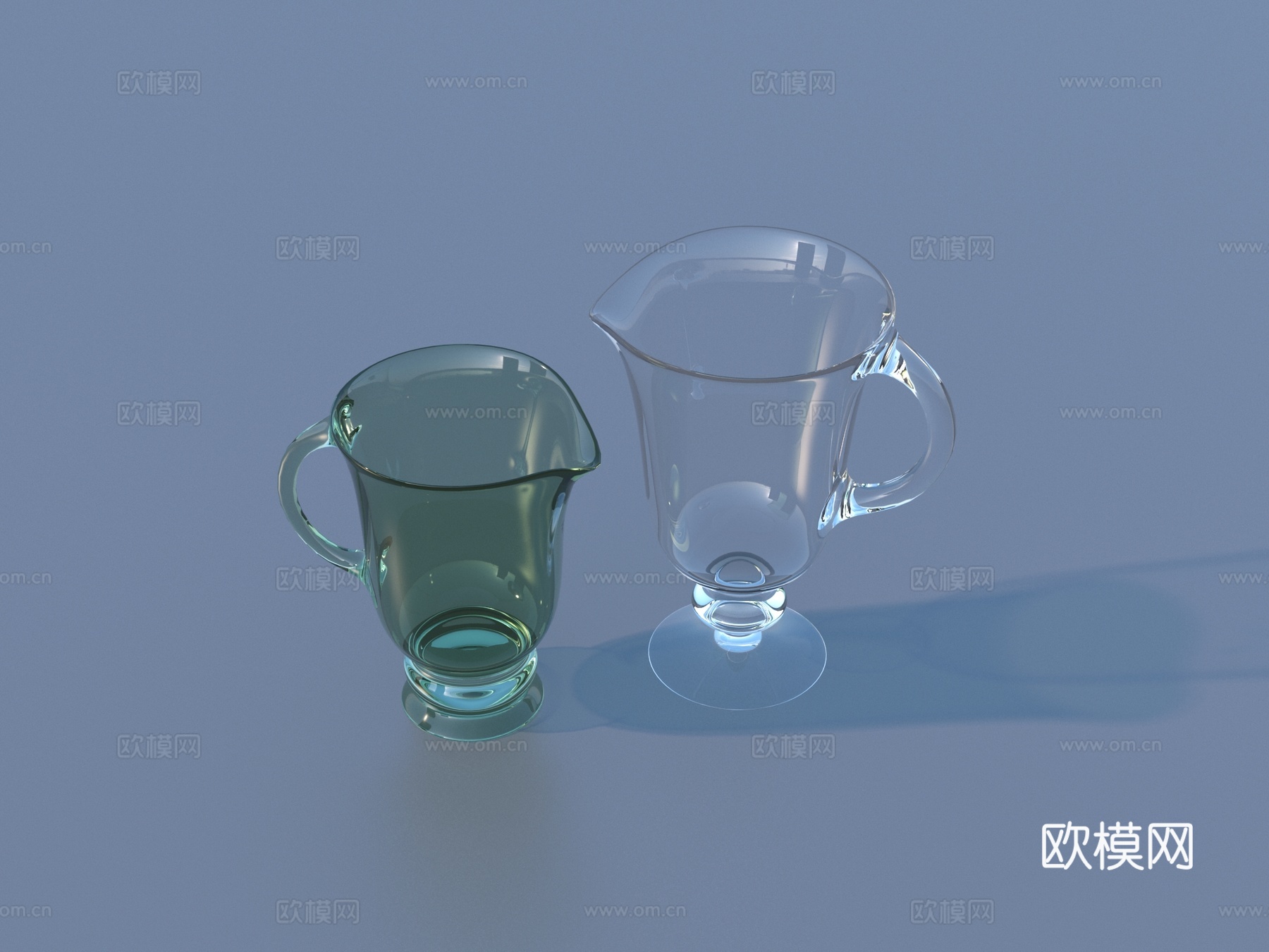 玻璃杯 杯子 生活用品3d模型