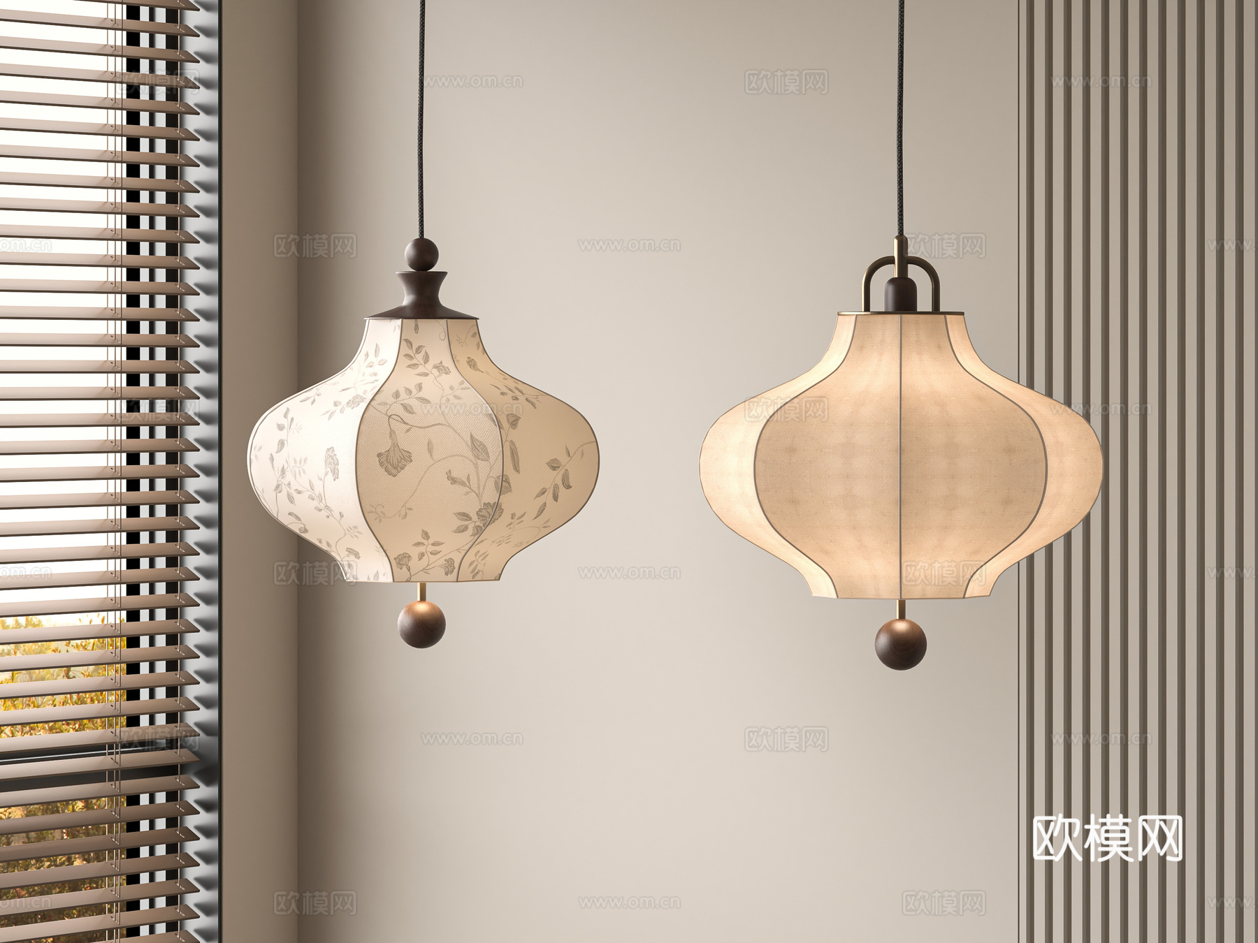 法式艺术吊灯3d模型下载