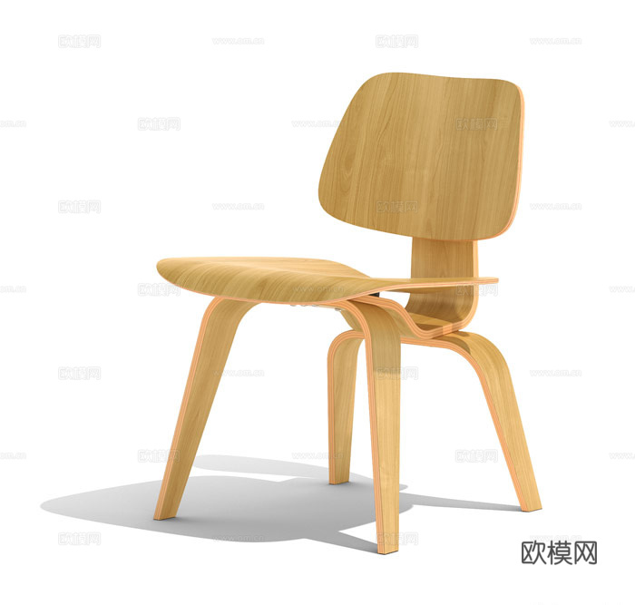 椅子 木椅3d模型下载