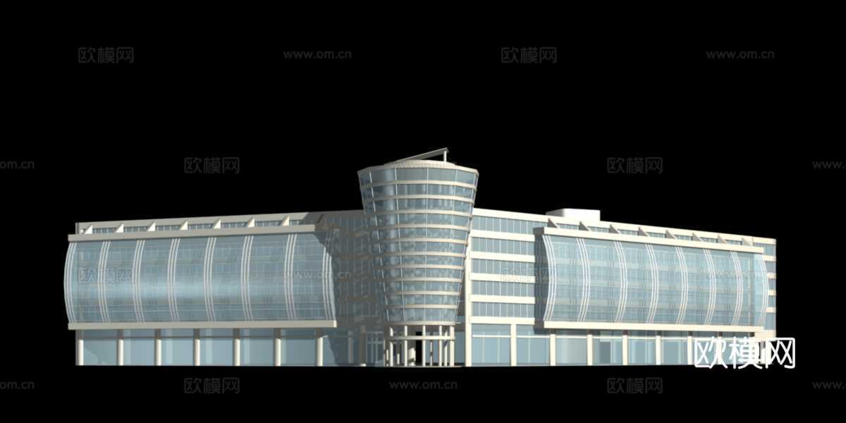 杭州时代广场建筑外观免费3d模型