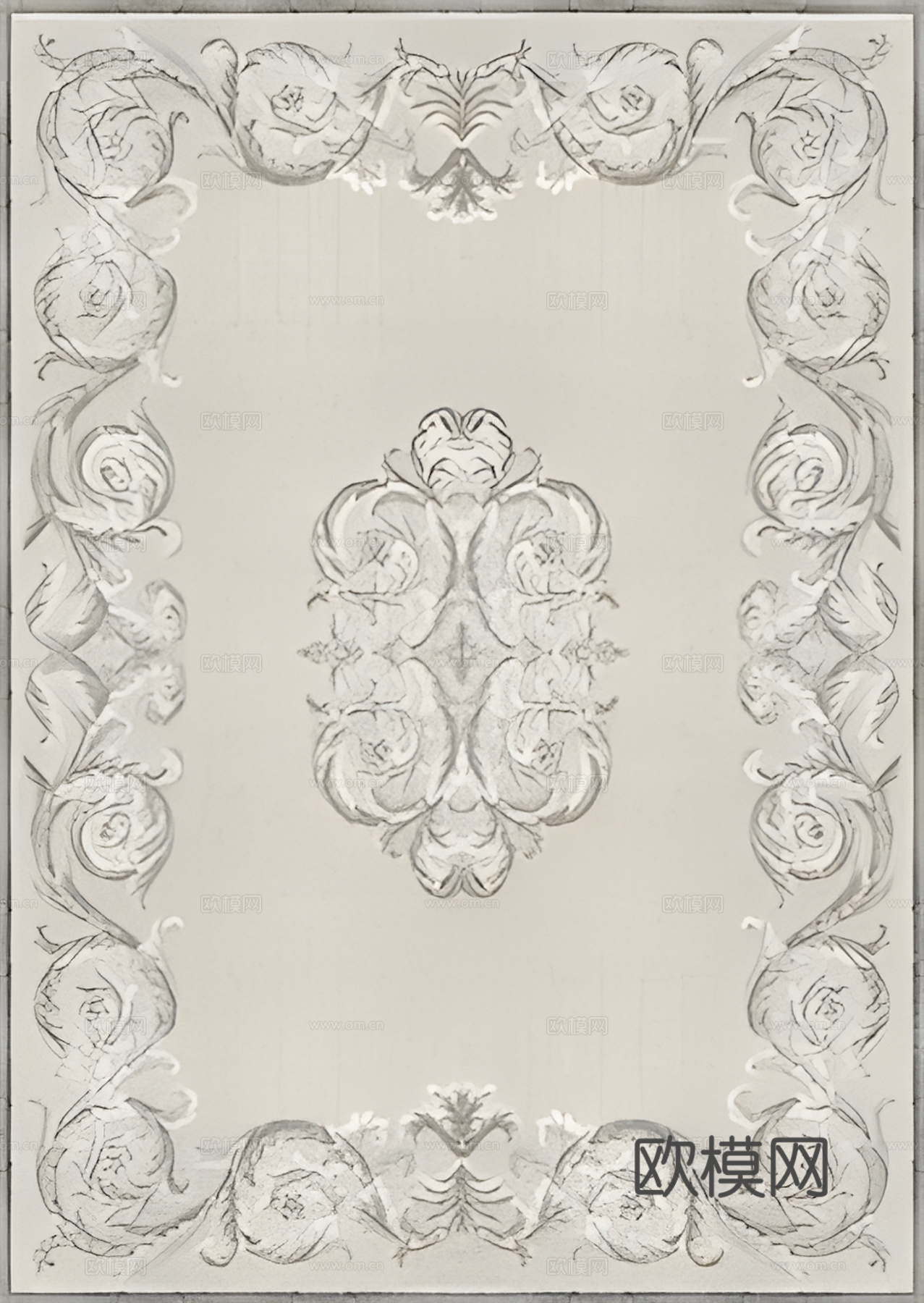 灰色波西米亚地毯下载