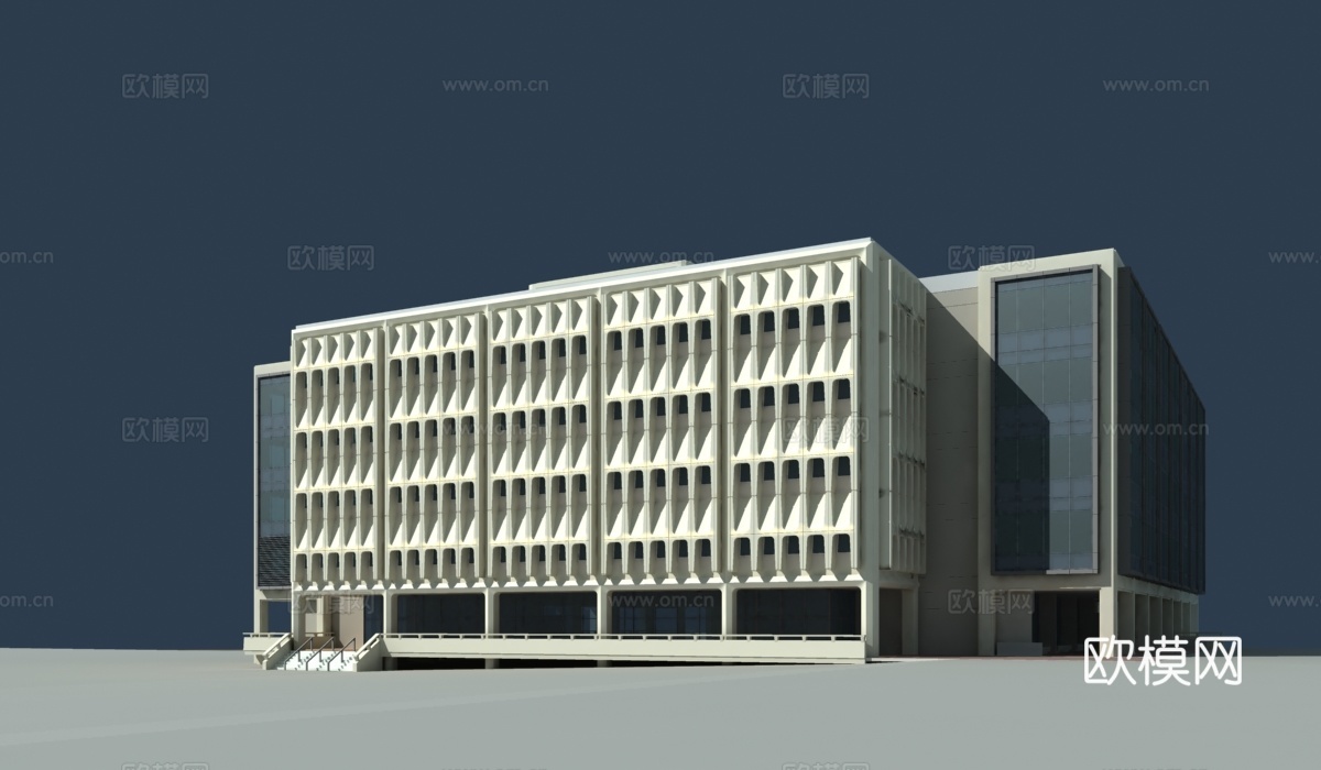 多层公建 建筑楼3d模型