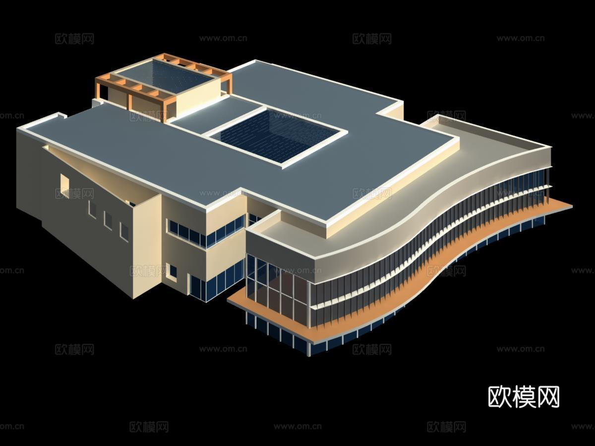 住宅楼外观免费3d模型