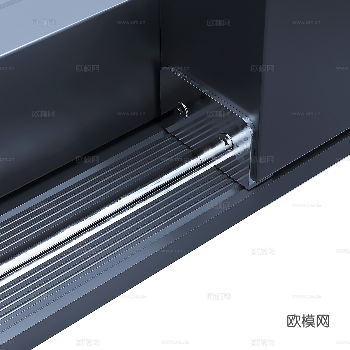 现代推拉门 阳台门 玻璃门3d模型