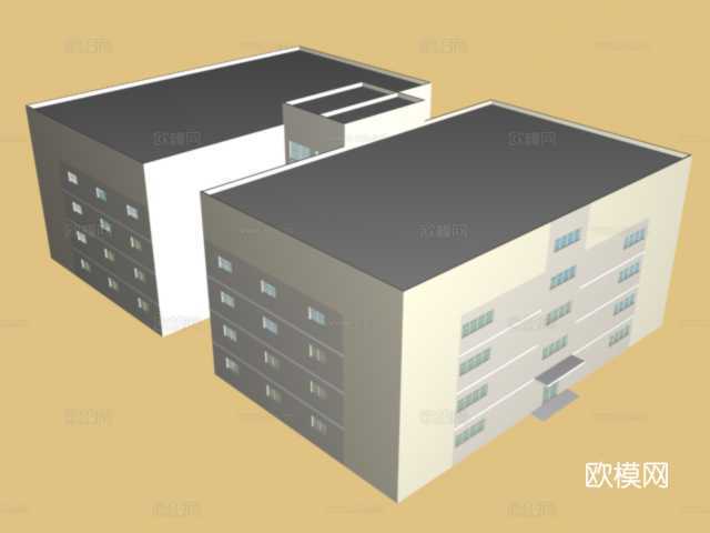 住宅楼外观免费3d模型