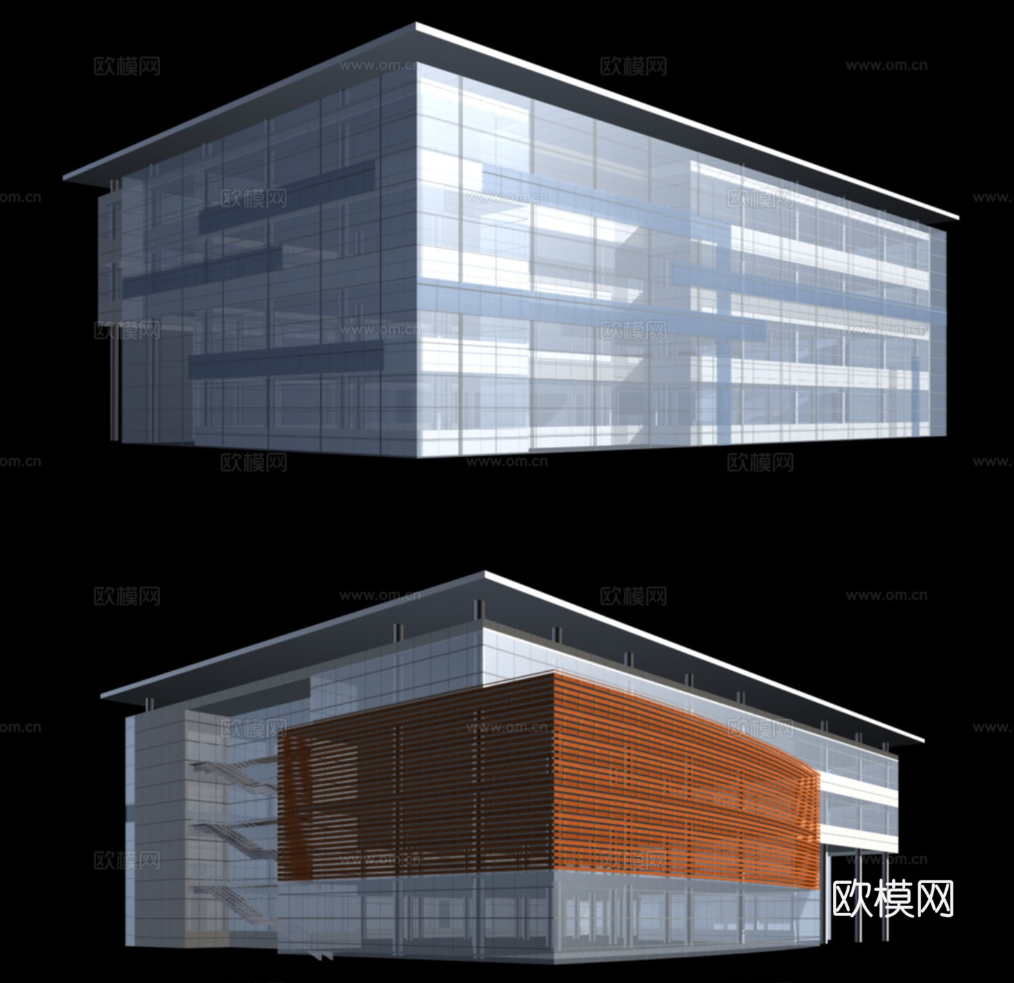 会所外观免费3d模型