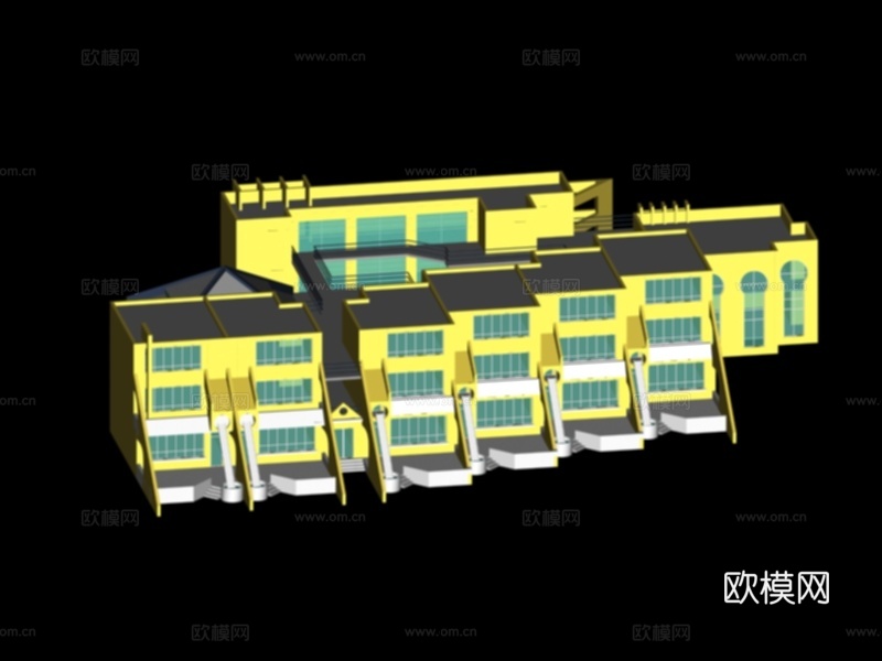 学校 幼儿园外观免费3d模型