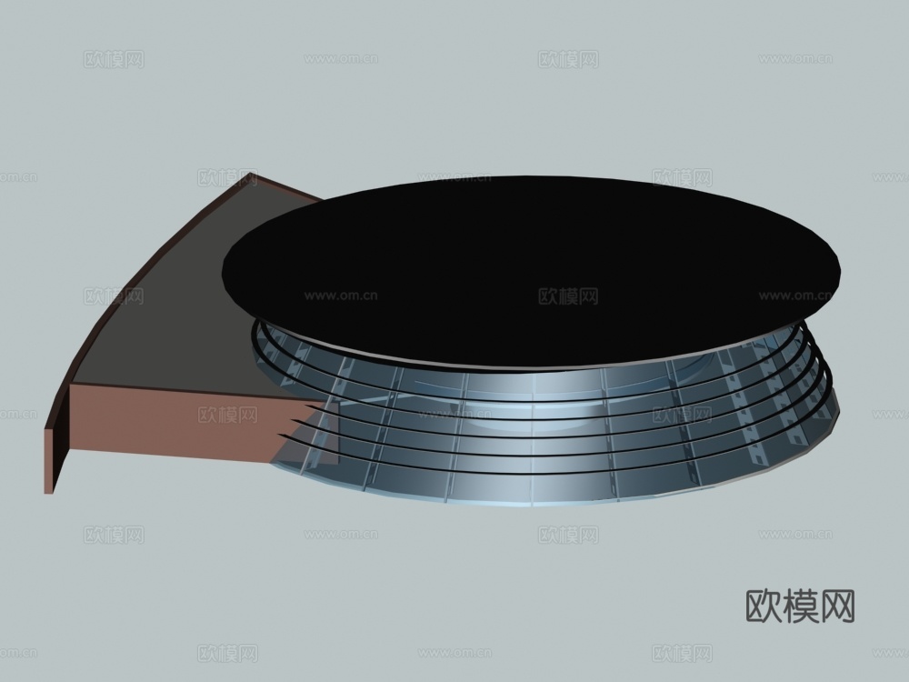 会所外观免费3d模型