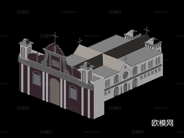 教堂免费3d模型