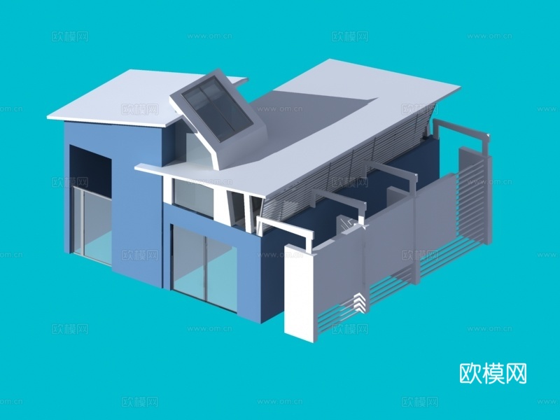 公共建筑外观免费3d模型