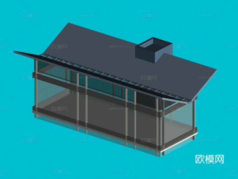 公共建筑外观免费3d模型