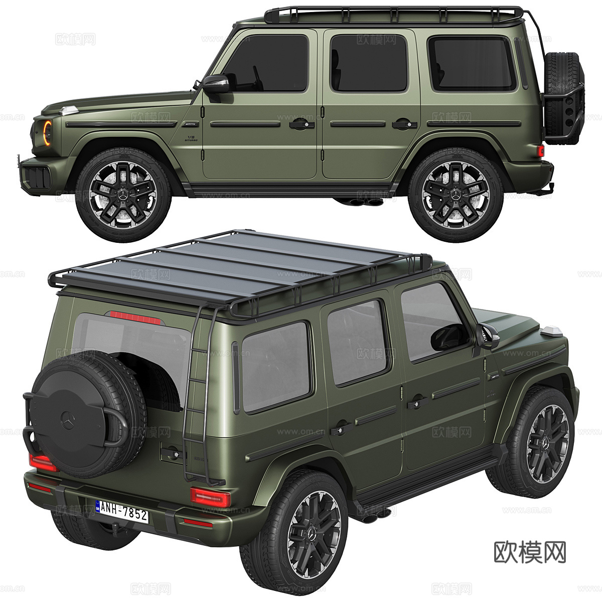 梅赛德斯-奔驰 G63 AMG 2025汽车3d模型