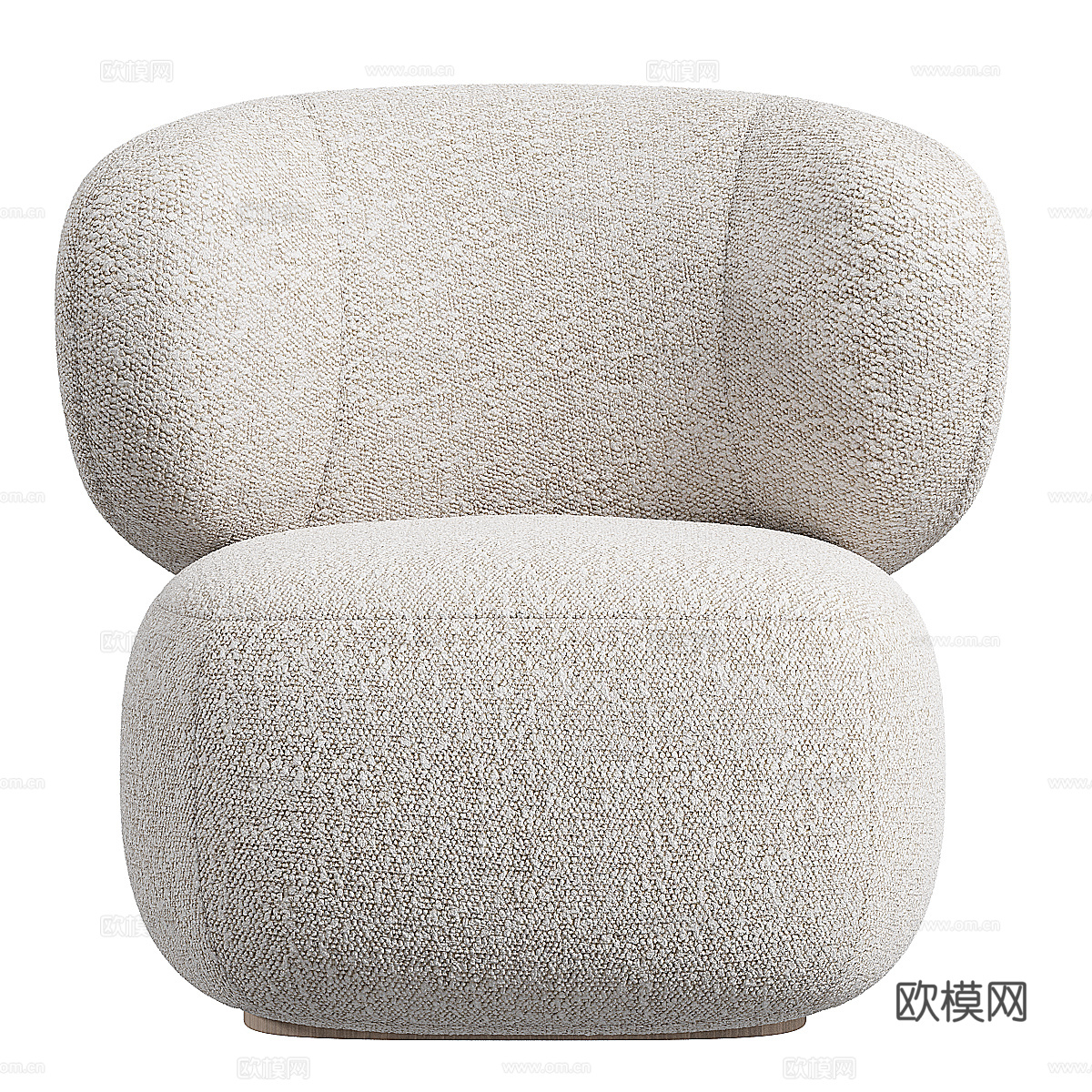 新中式休闲沙发3d模型下载（渲染图2）