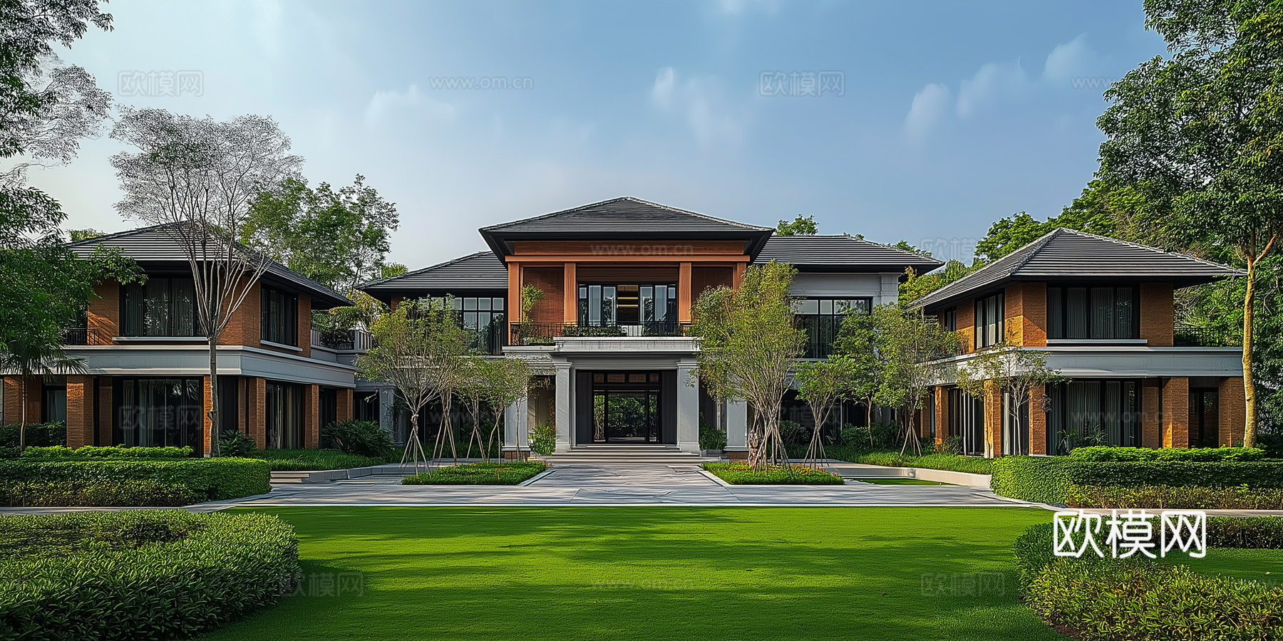 高清别墅区外景下载