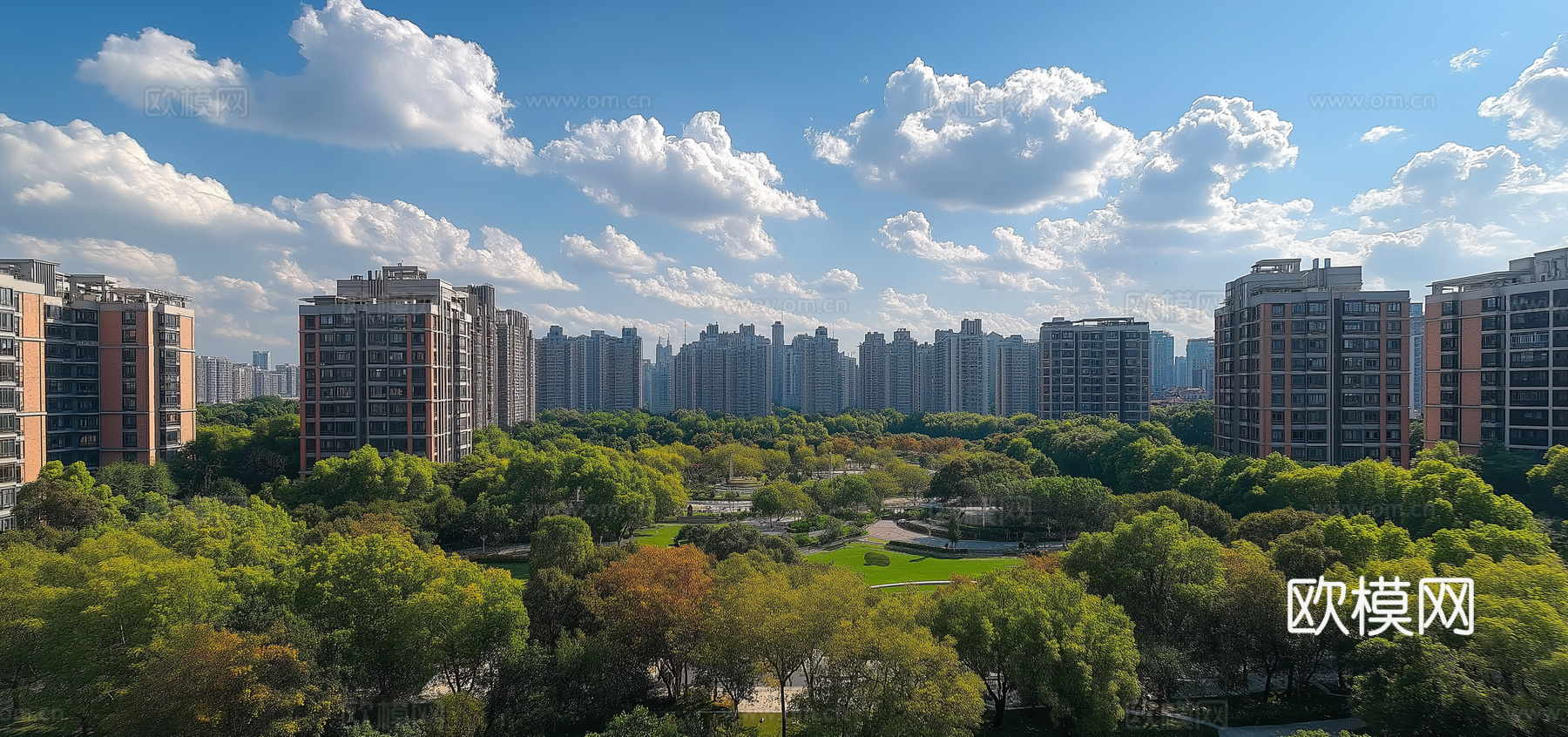 小区白天外景下载