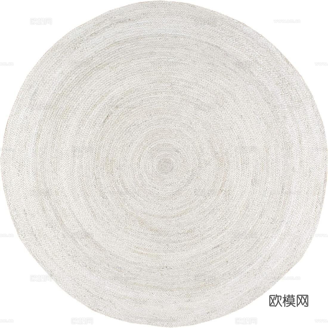 圆形现代简约风格地毯下载