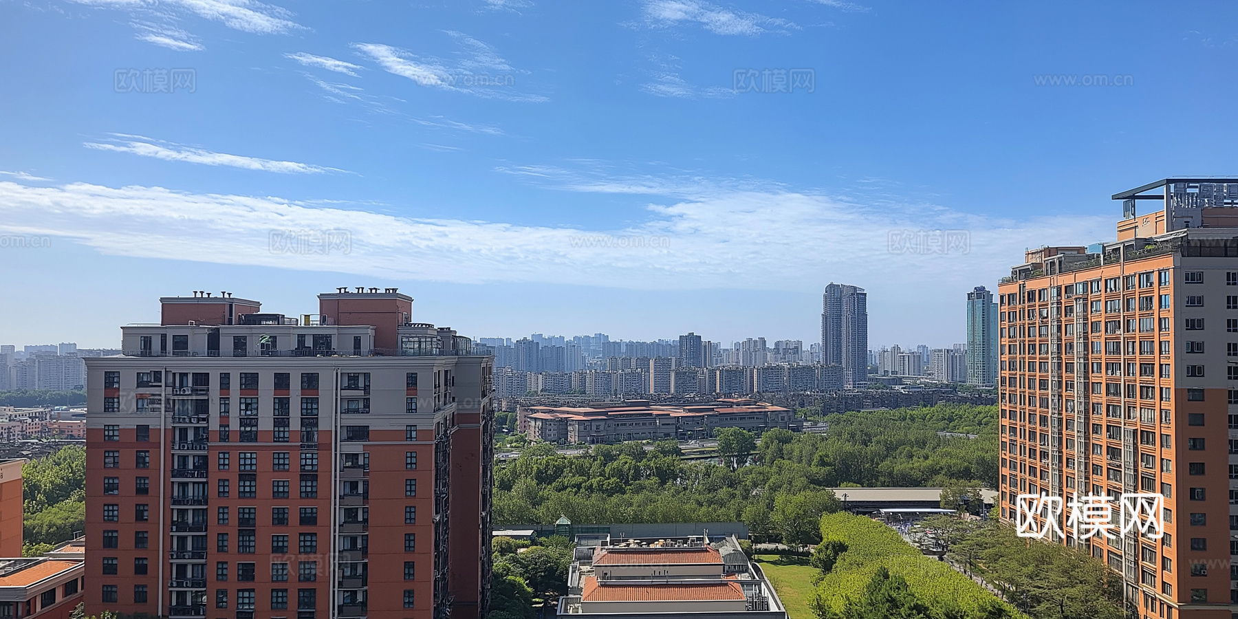 小区白天外景下载