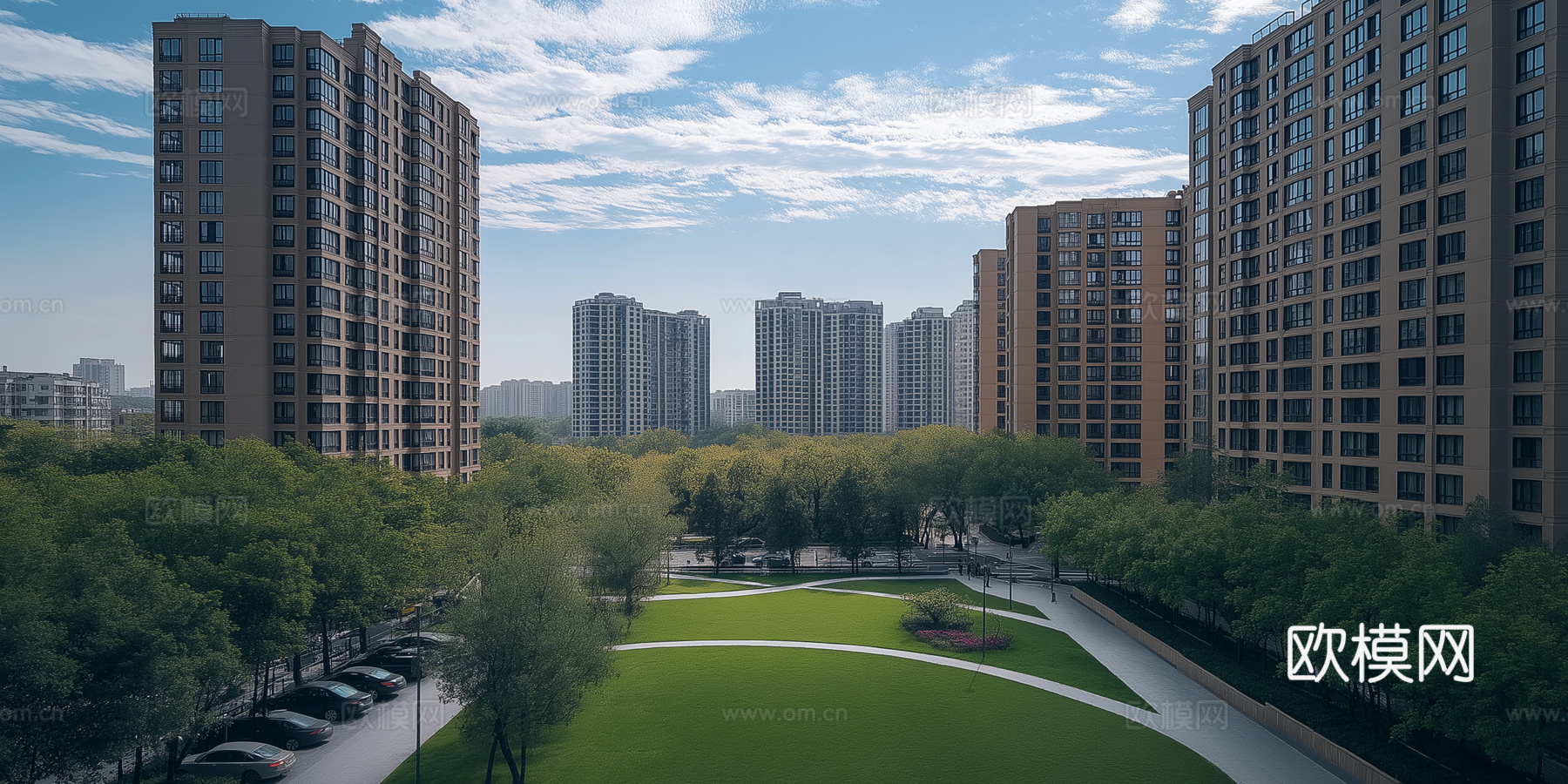 高清小区白天外景下载