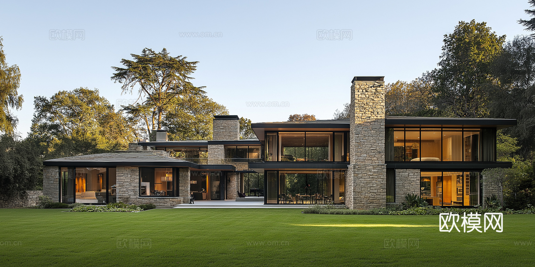 高清别墅区外景下载