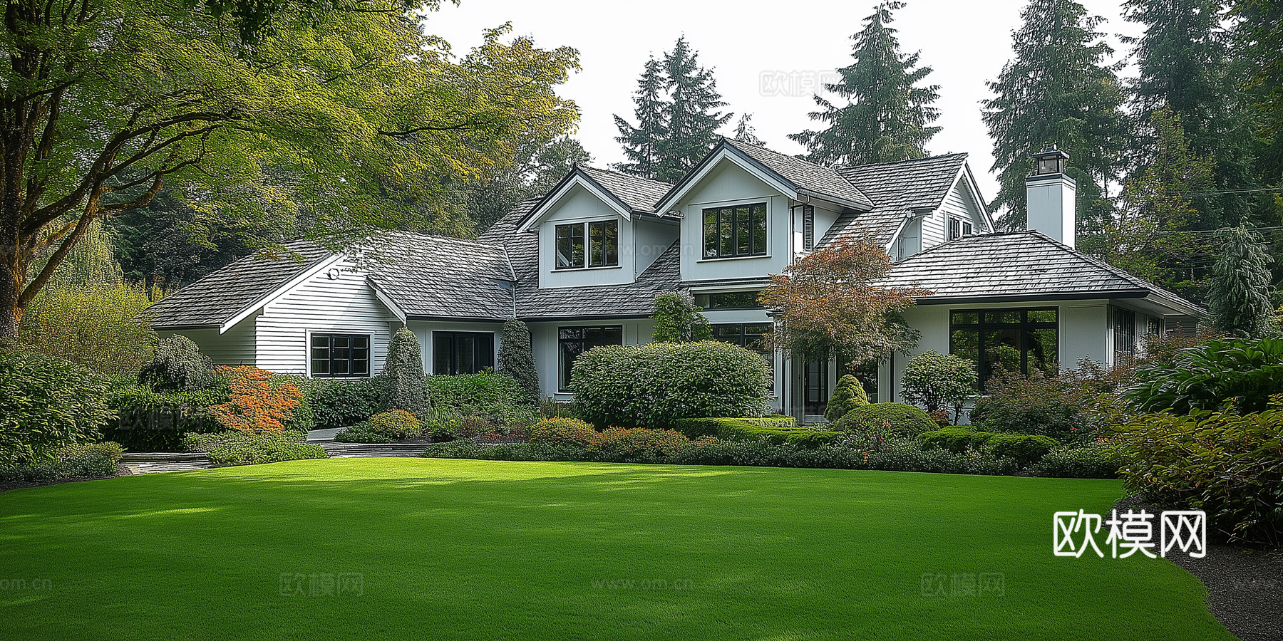高清别墅区外景下载