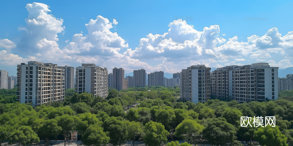 小区白天外景下载