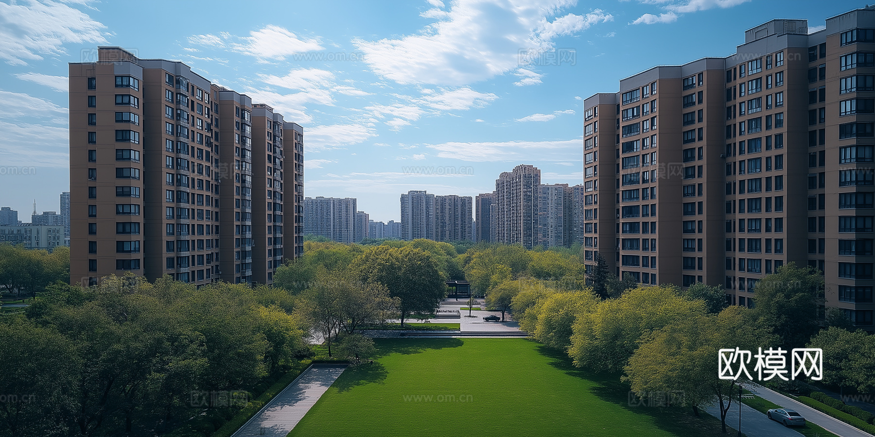 高清小区白天外景下载