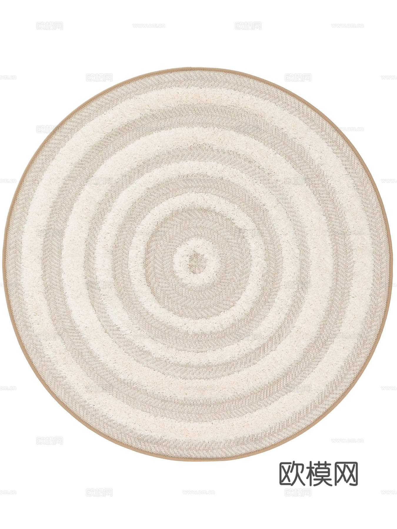 圆形现代简约风格地毯下载