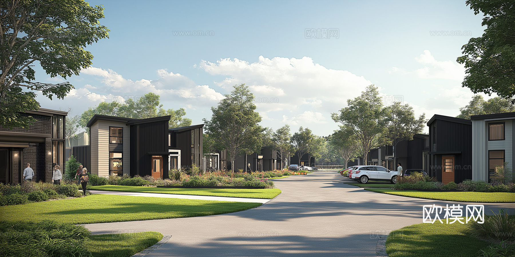 高清别墅区外景下载