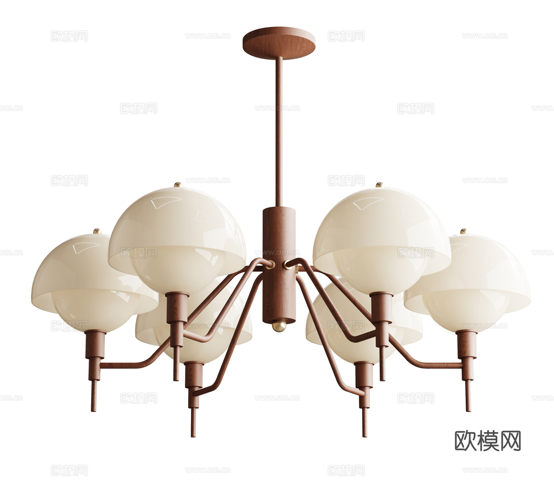 中古风吊灯3d模型下载