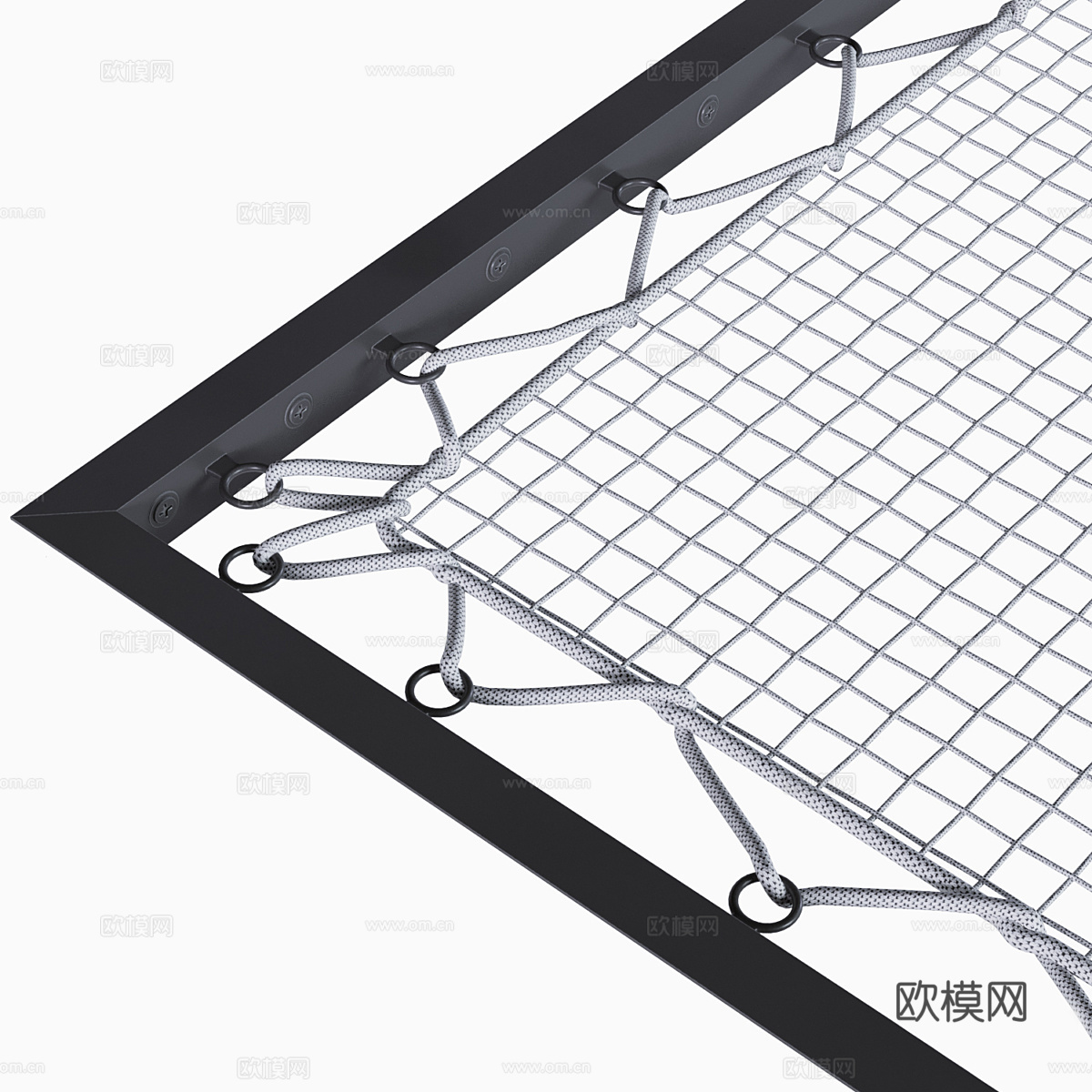 蹦床 健身游乐设备3d模型