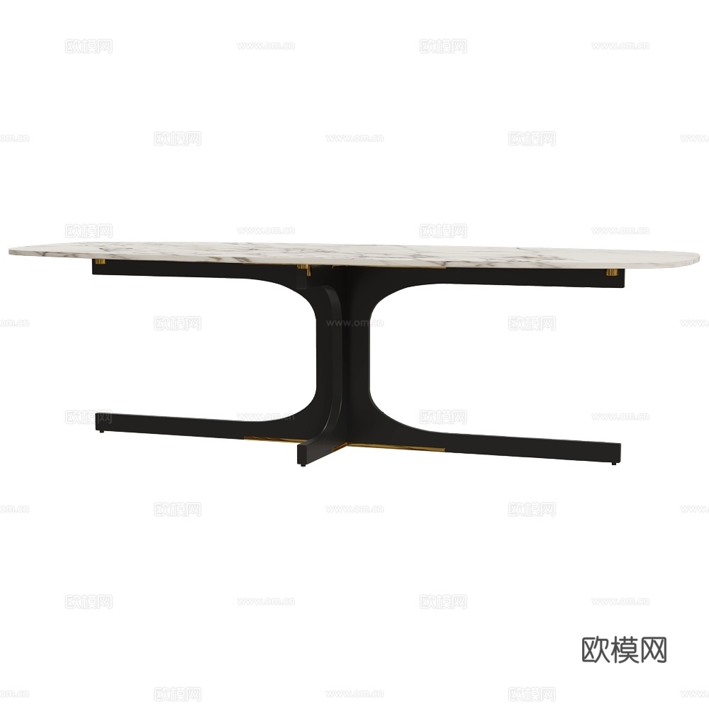 MisuraEmme 现代意式餐桌 轻奢餐桌 大理石餐桌 长su模型