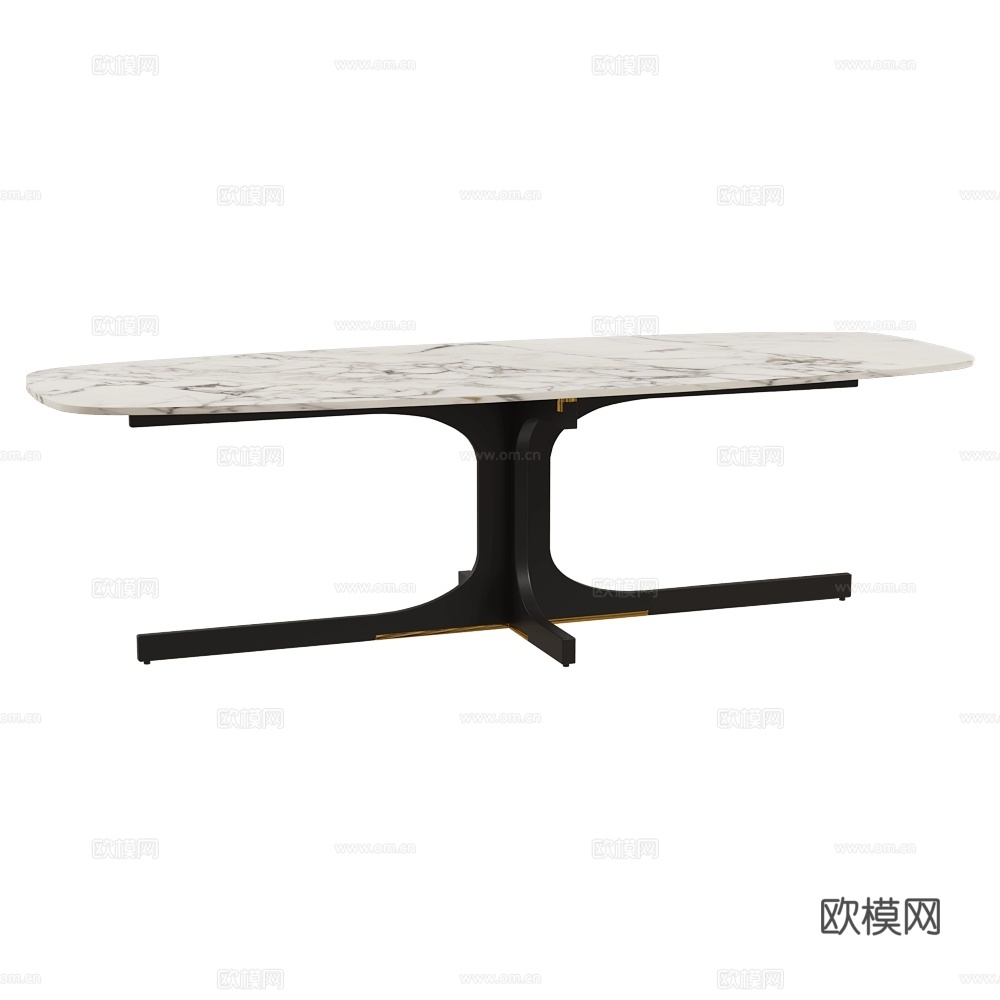 MisuraEmme 现代意式餐桌 轻奢餐桌 大理石餐桌 长su模型