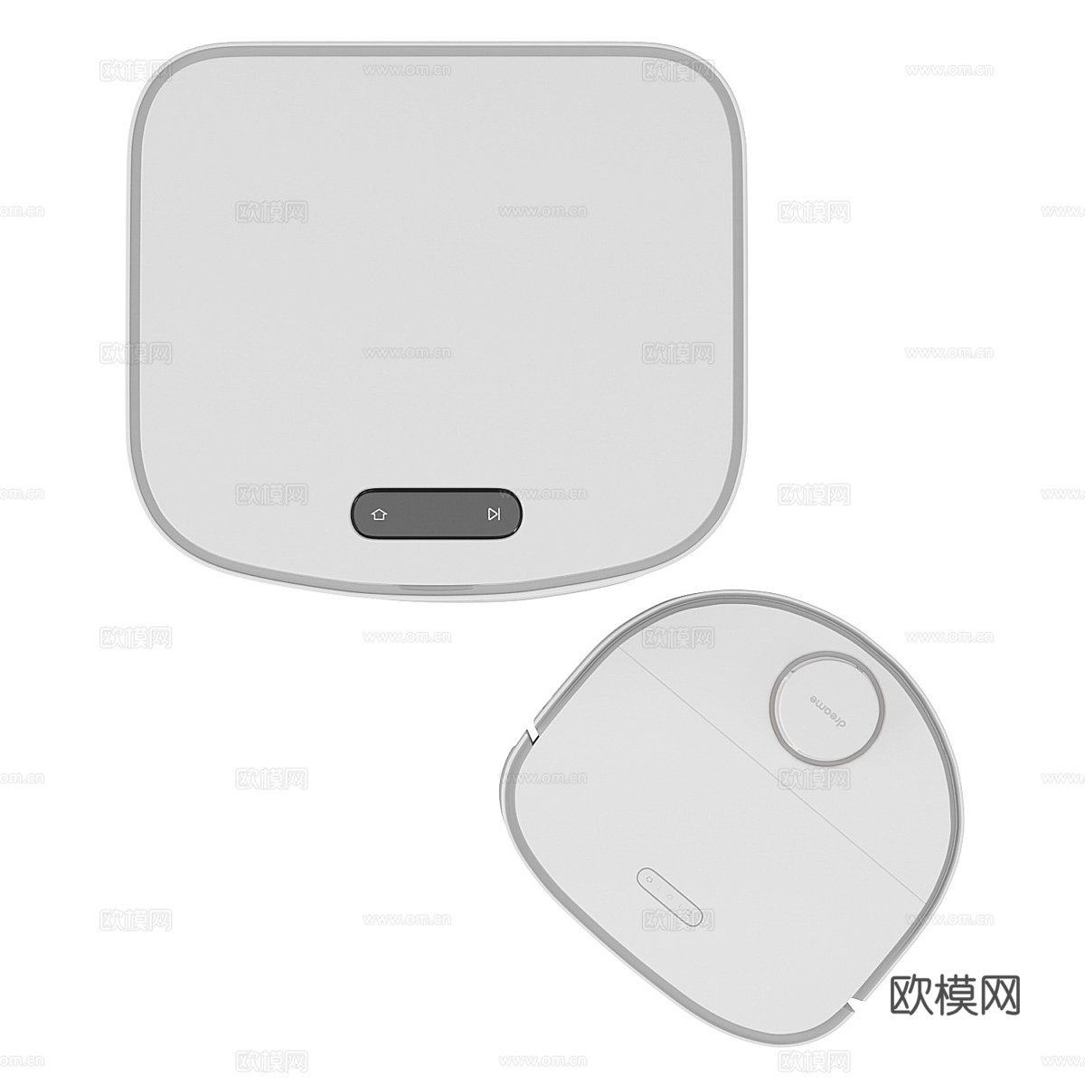 小米扫地机器人 扫地机3d模型