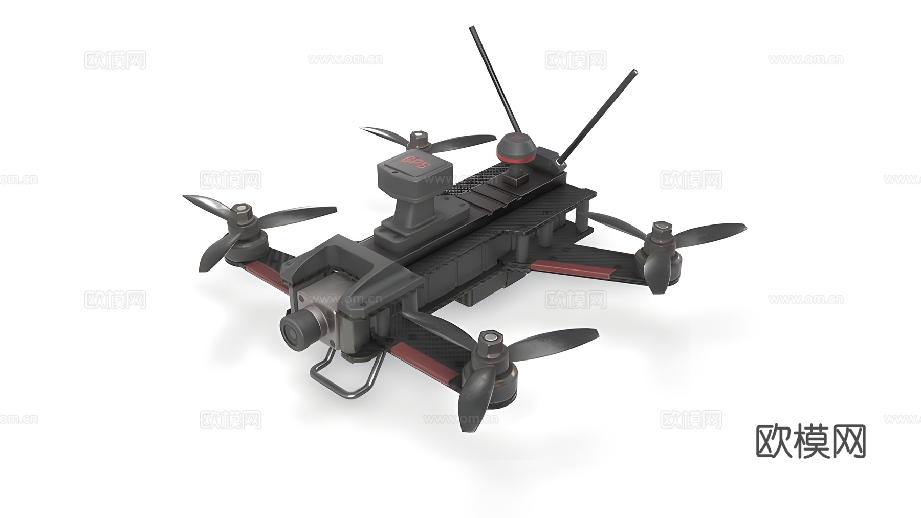 无人机 智能迷你飞机3d模型下载