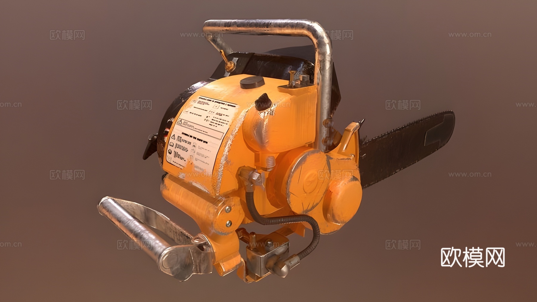 老式锯片 工业设备3d模型下载