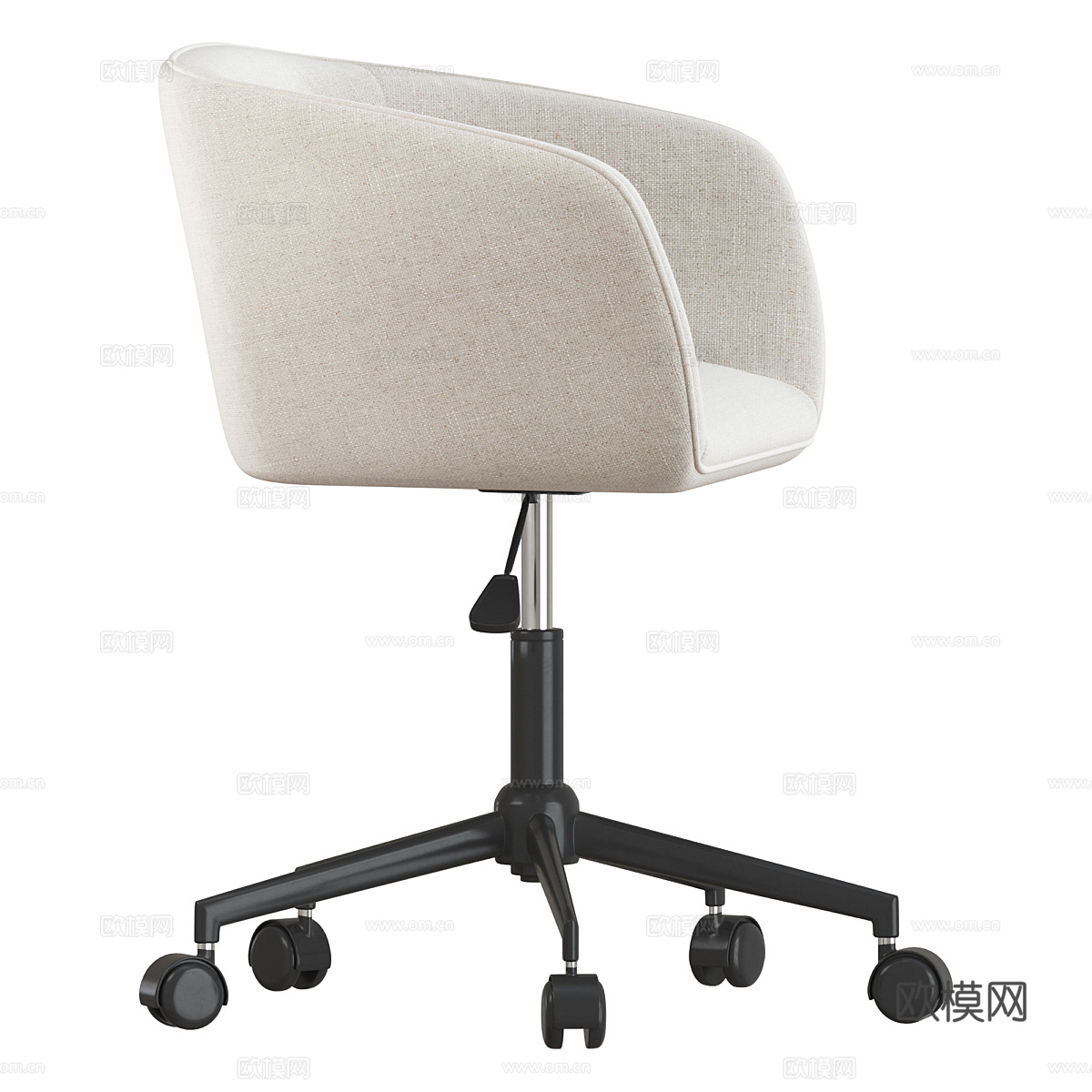 现代办公椅书椅3d模型下载（渲染图3）