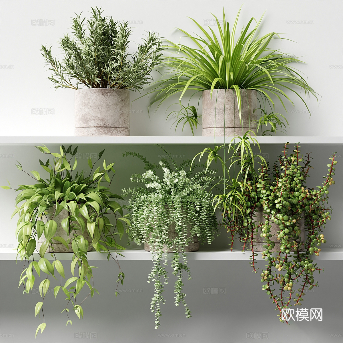 吊篮3d模型下载（渲染图1）