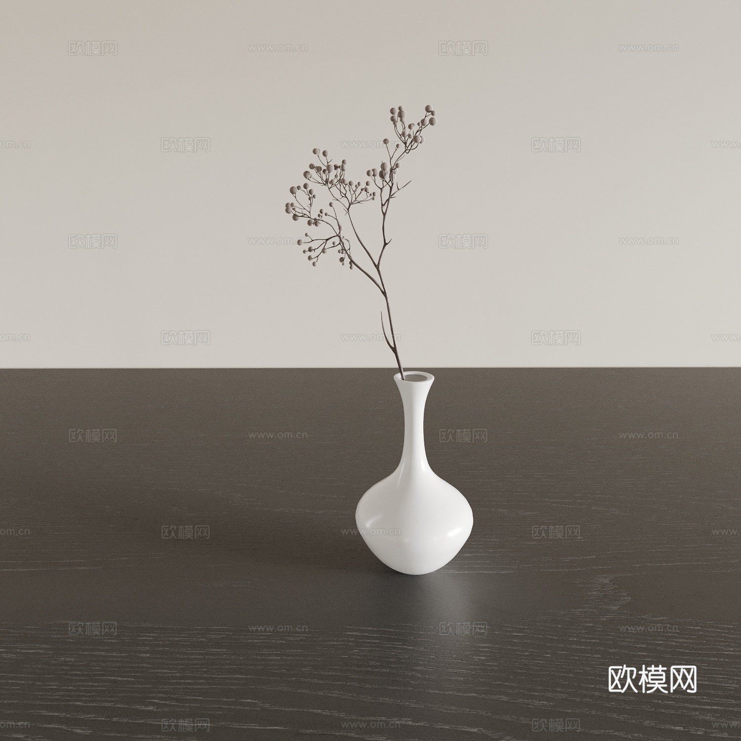 花瓶 花艺 花卉 插花 绿植 盆景 盆栽 室内绿植 植物摆件3d模型