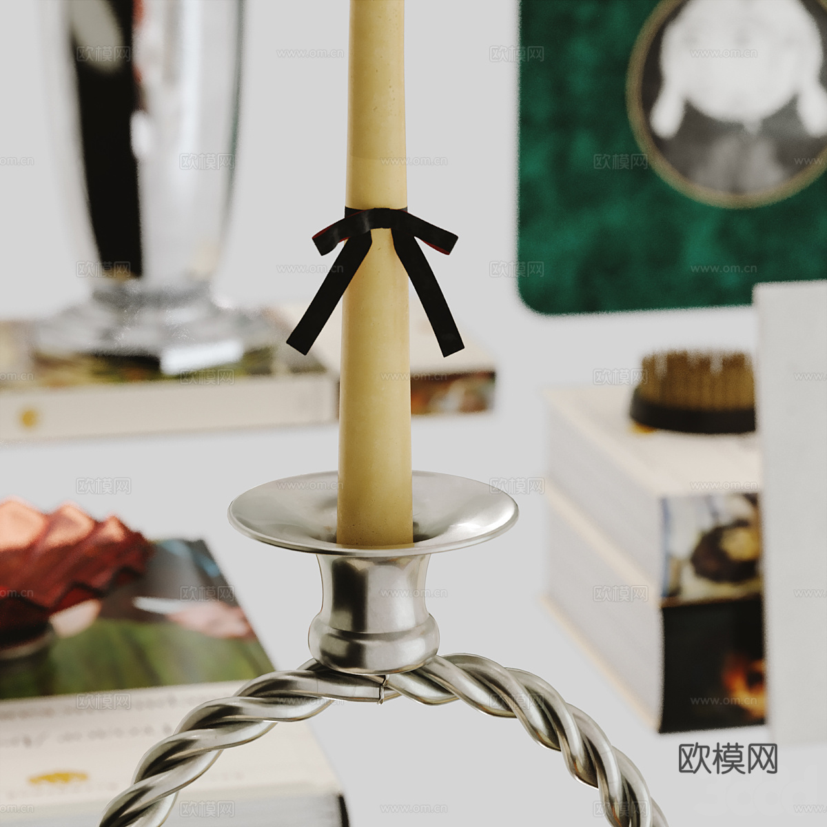 新中式饰品摆件3d模型下载（渲染图4）