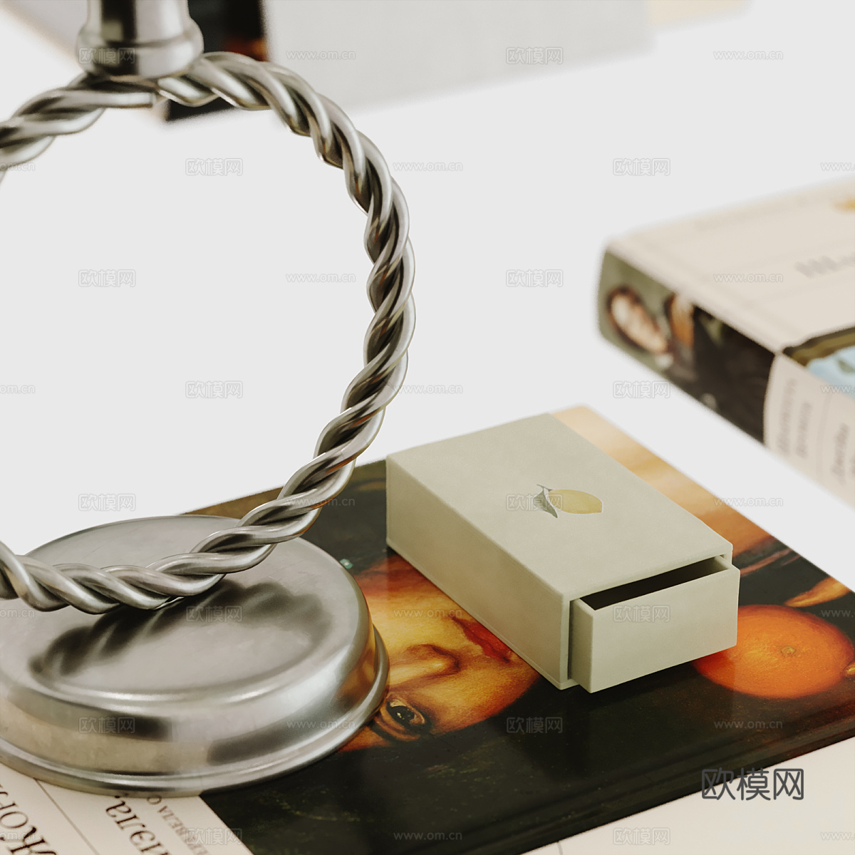 新中式饰品摆件3d模型下载（渲染图3）