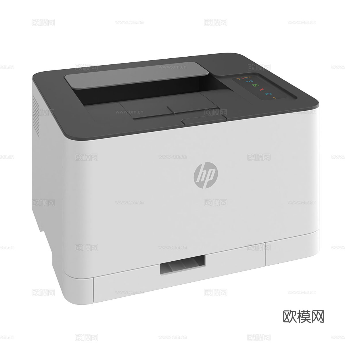 现代办公电器 打印机3d模型