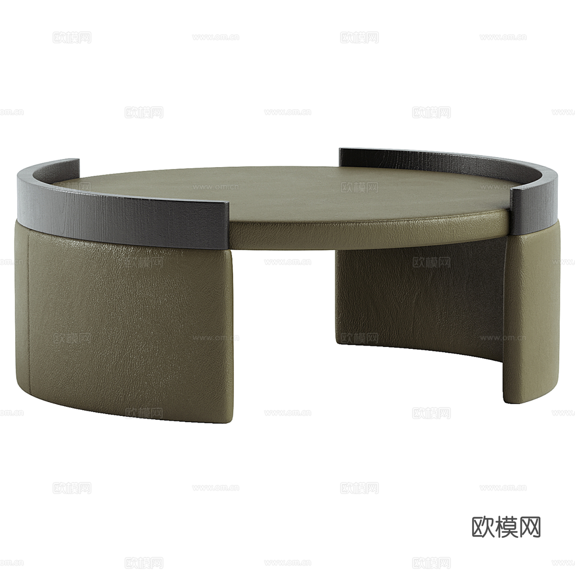 现代皮质茶几集合su模型